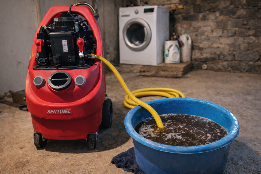 Powerflush service in Orpington Kent removing sludge from heating system